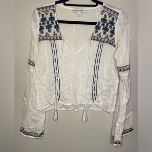 Abercrombie & Fitch Long Sleeve Crop Top